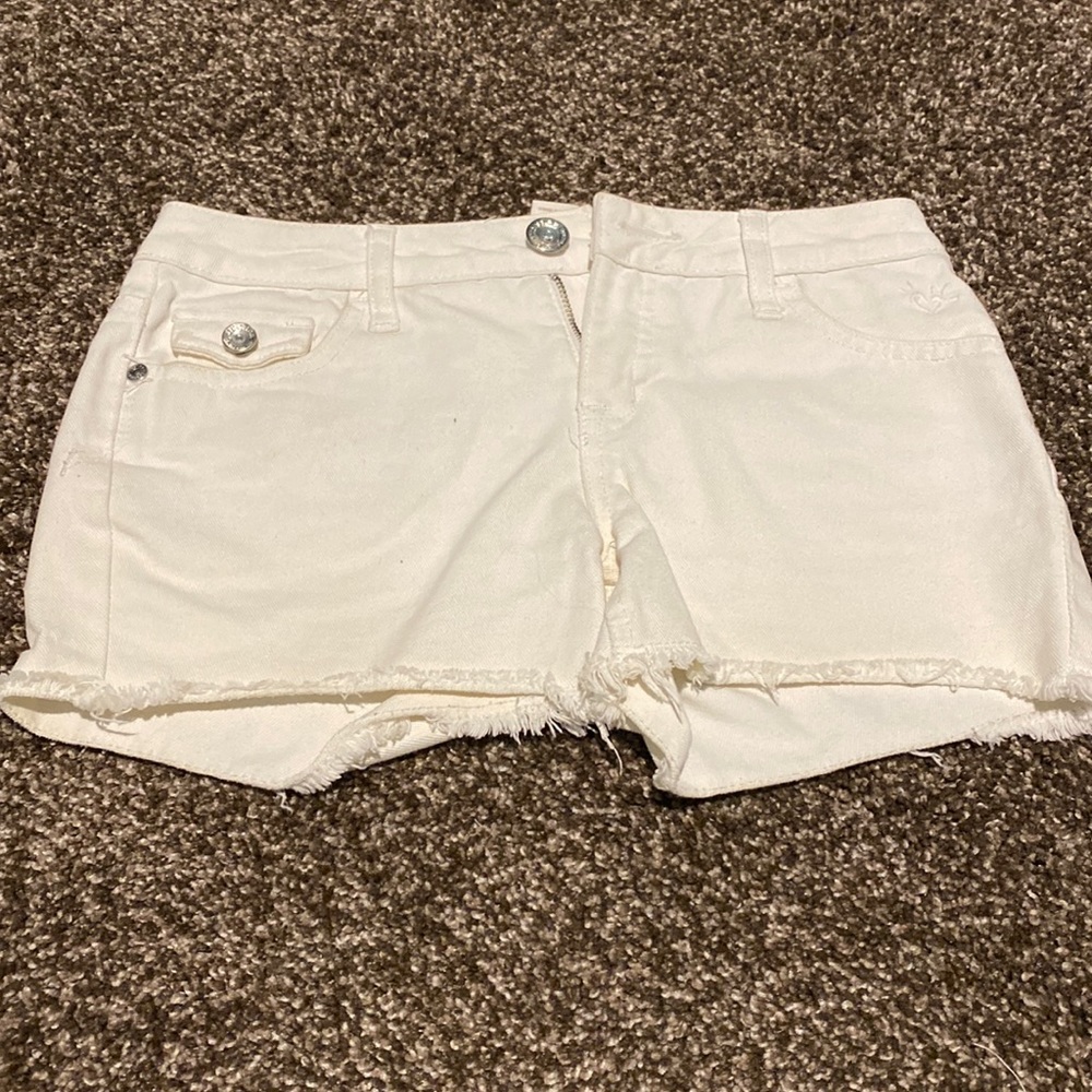 justice shorts. Size 12 regular. White